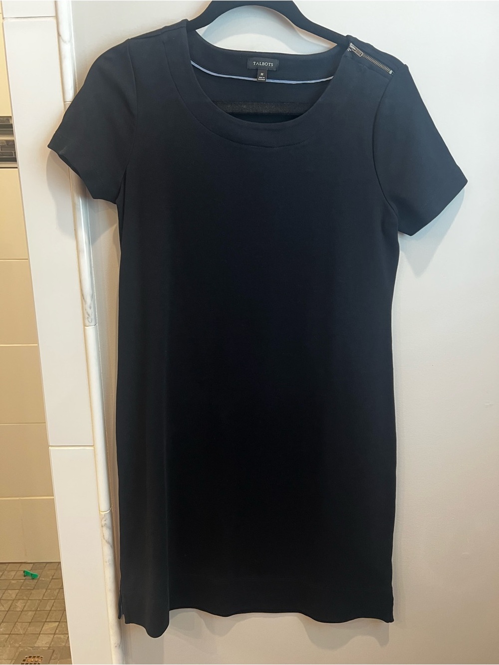 Talbots Women’s cotton Dress with zipper detail